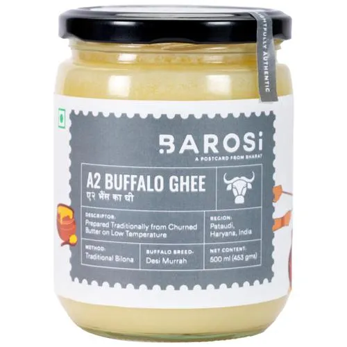 Barosi A2 Buffalo Ghee - 500 ml