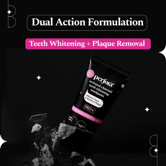 Perfora Activated Charcoal Whitening Toothpaste - 100 gms