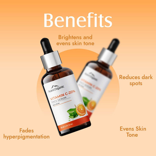 Aravi Organic Vitamin C Seum And Vitamin E Oil -30 ml