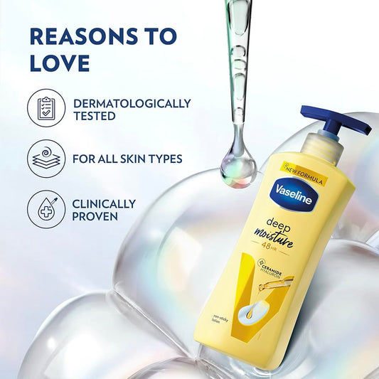 Vaseline Deep Moisture Body Lotion | For Dry Skin 600ml
