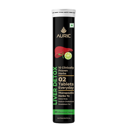 Auric Liver Detox Effervescent Tablet Drop Fizz & Drink