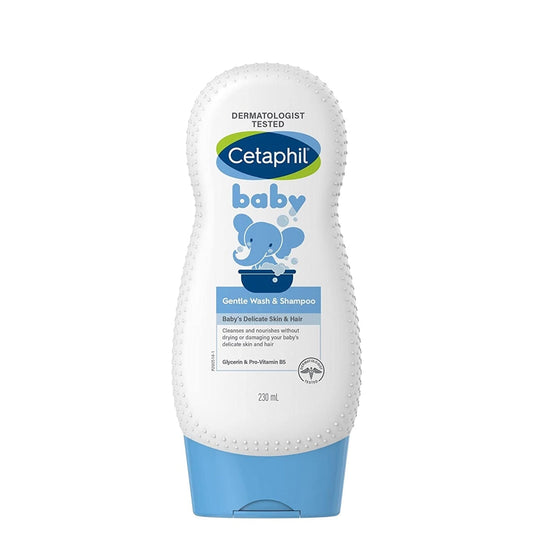 Cetaphil Baby Gentle Wash & Shampoo & Glycerin & Panthenol -230 ml