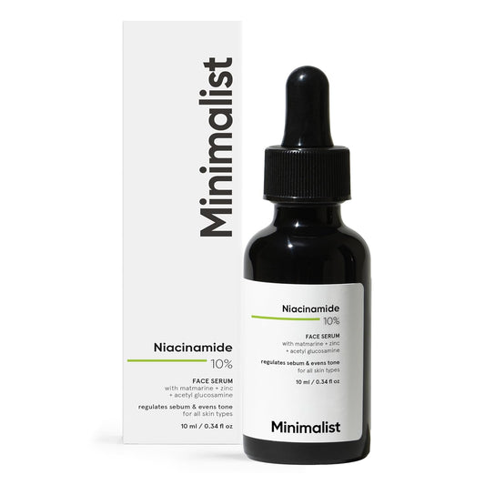 Minimalist Oil Control & Anti-Acne 10% Niacinamide Face Serum with Zinc |-30ml