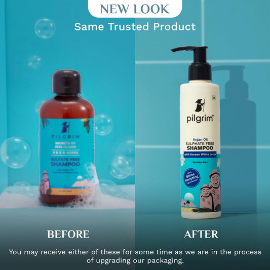 Pilgrim Shampoo 200ml, Argan Oil Hair Conditioner 200ml and Argan Oil Hair Serum 100ml