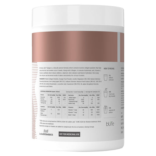 HealthKart hk vitals Marine Collagen Supplement (Orange, 400g)