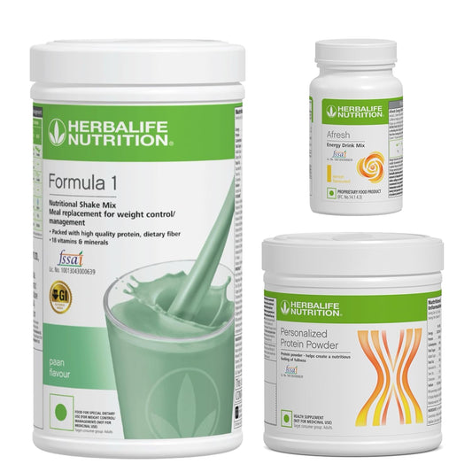 Herbal Formula 1 Combo of Paan Shake + Protein Powder 200g & Afresh Lemon