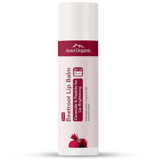 Aravi SPF 50 Tinted Lip Balm – Hydrating Lip Care, 5g