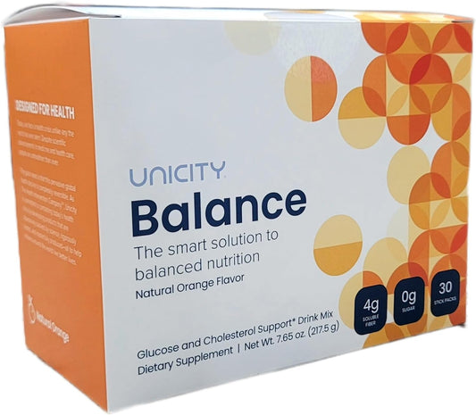 Uni-city Bala-nce Orange – Plant-Based Fiber Drink Mix (30 Sachets)