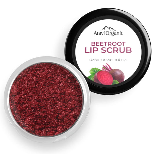 Aravi Organic Beetroot Lip Scrub 15 gm