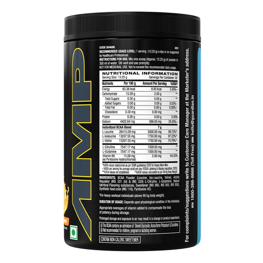 GNC AMP Gold Series BCAA Advanced | 400 gm