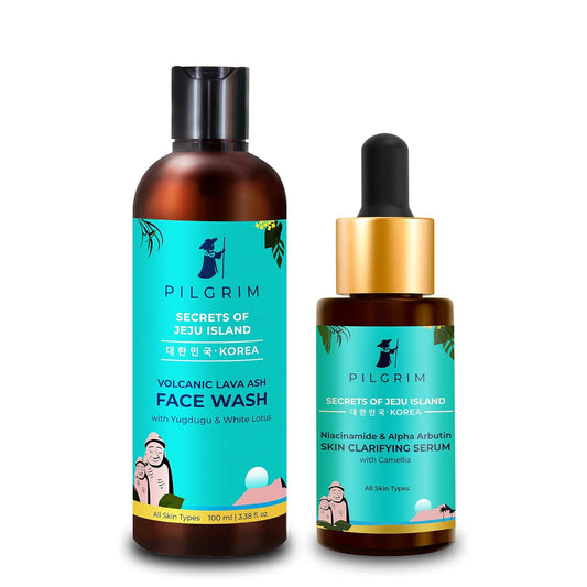 Pilgrim Face Cleanser 100ml,Face Serum 30ml
