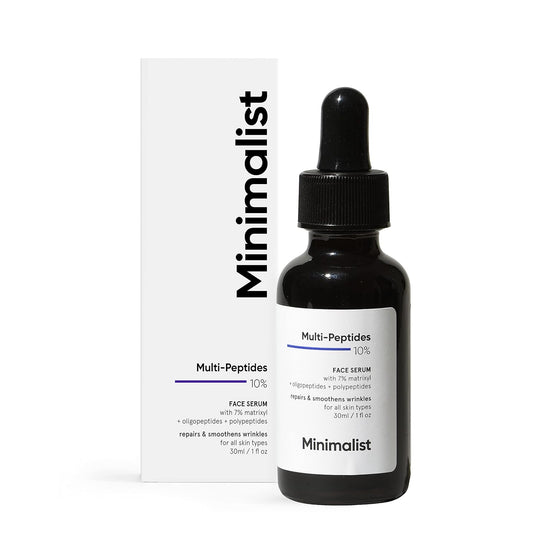 Minimalist Multi Peptide Night Face Serum for Ageless Younger Skin-30ml