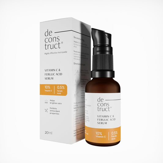 Deconstruct Vitamin C Face Serum |10% Vitamin C + 0.5% Ferulic Acid| 20 Ml