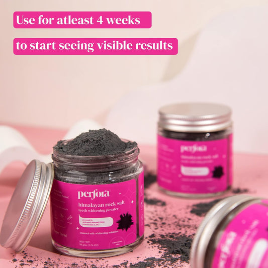 Perfora Charcoal Teeth Whitening Powder - 50 gms