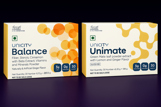 Unicity Refreshing Drink Mixes: Orange & Lemon Ginger Sachets