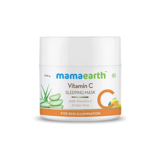 Mamaearth Vitamin C Sleeping Mask with Aloe Vera for Skin Illumination- 100 gm