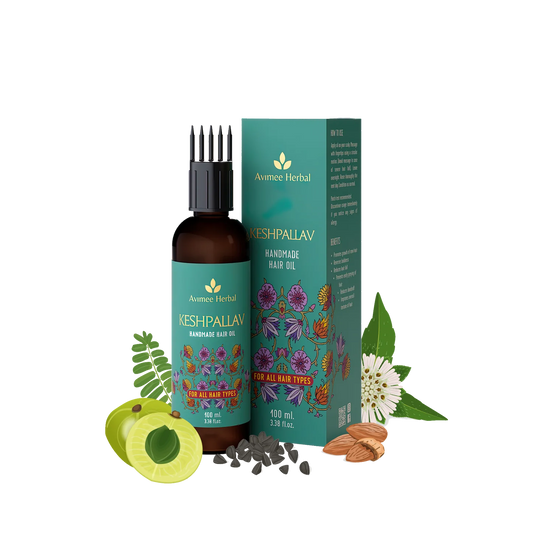 Avimee Herbal Keshpallav Hair OilRosemary & Bringraj Oil -100 ml