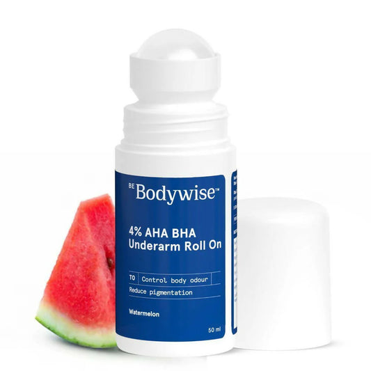 Be Bodywise 4% AHA BHA Underarm Roll On - Watermelon -50 ml