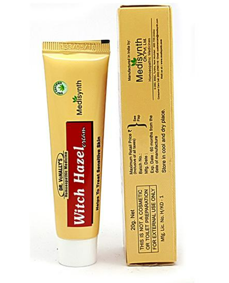Medisynth Witch Hazel Cream – Skin Toning & Moisturizing Formula – 20g