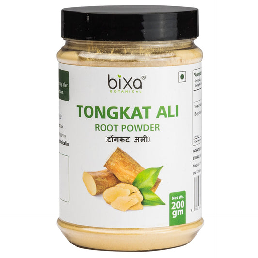 Bixa Botanical Tongkat Ali Root Powder – Natural Energy & Wellness Support (Eurycoma Longifolia)