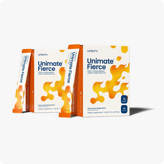 Unicity Unimate Fierce 60 Pack & Balance Natural Orange 30 Pack Combo
