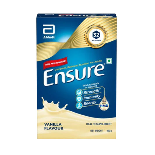 Ensure Nutritional Powder Vanilla Flavour - Balanced Nutrition Drink, Helps in Weight Management