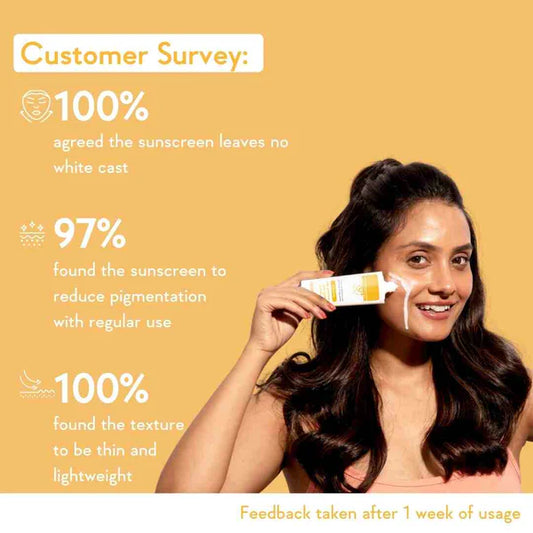 Vitamin C Pure Glow Milk Sunscreen | SPF 50 PA++++