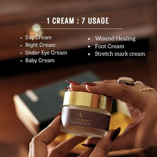 Nabhi Sutra Shata Dhauta Ghrita Skin Repair Emollient | 100 Times Washed A2 Cow Ghee