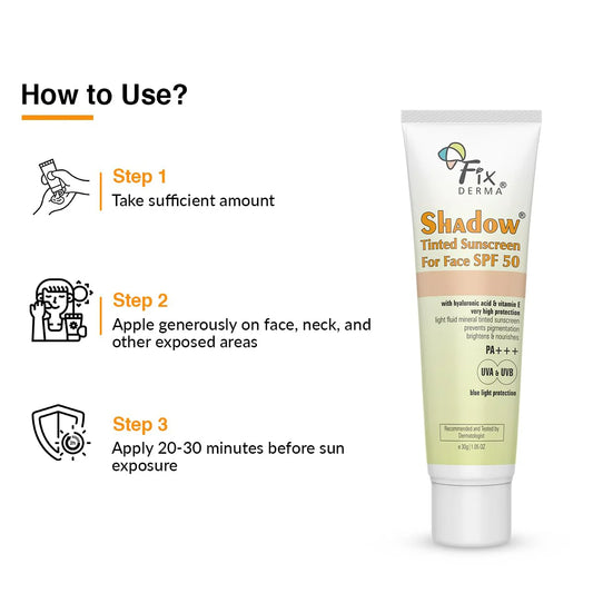 Fixderma Shadow Rx Tinted Sunscreen -30 gm
