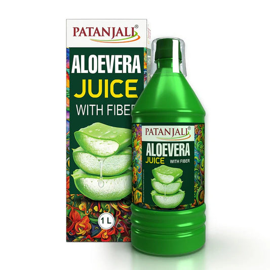 Patanjali Aloevera Juice with Fiber 1 L-