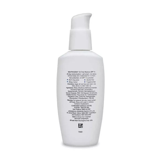 Neutrogena Oil Free Face Moisturizer SPF 15 For Long Lasting (115ml)