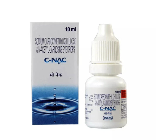 C-NAC Eye Drops, N-Acetyl-Carnosine Eye Drops - 10 ml (Pack of 6)