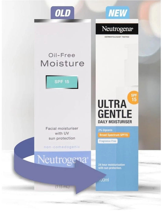 Neutrogena Oil Free Face Moisturizer SPF 15 For Long Lasting - 100ml