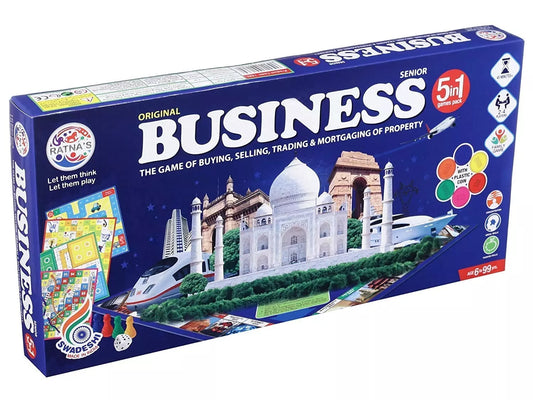 Business Game with Money Notes for Young Businessmen to Learn Trading and Other