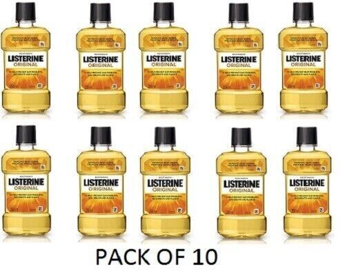 LISTERINE Mouthwash- 250 ml- pack of 10
