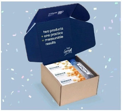 Unicity Unimate Lemon Ginger & Balance Powder Drink Mix Combo – 30 + 60 Pack