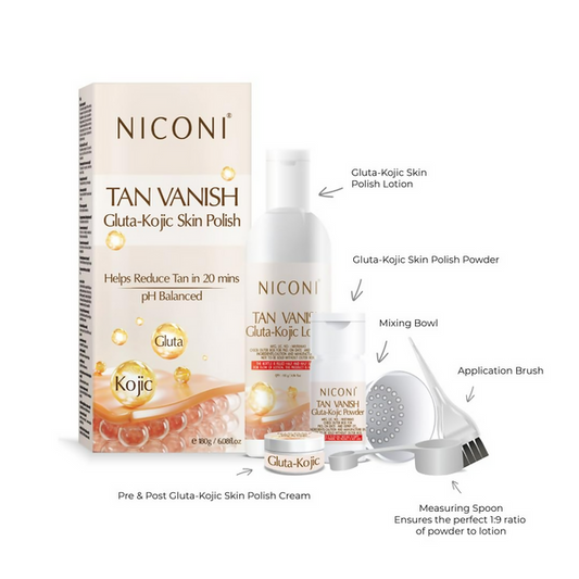 Niconi Tan Vanish Gluta-Kojic Skin Polish - 180 gm