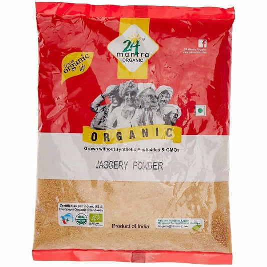 24 Mantra Organic Jaggery Powder - 500gm