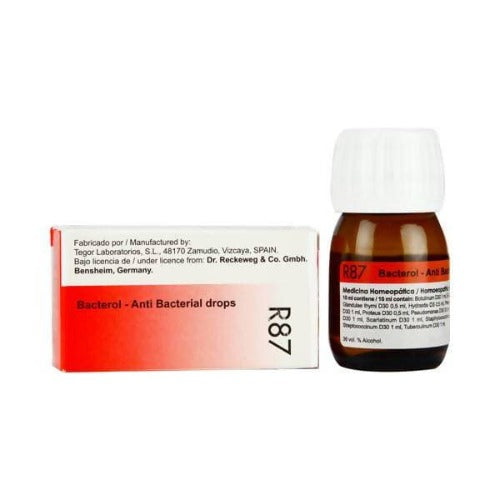 Dr. Reckeweg R87 Bacterol - Anti Bacterial Drops -30 ml