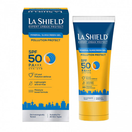 La Shield Pollution Protect Mineral Sunscreen Gel Spf 50