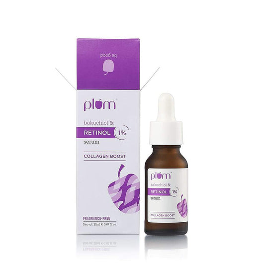 Plum 1% Retinol Face Serum with Bakuchiol Serum -20ml