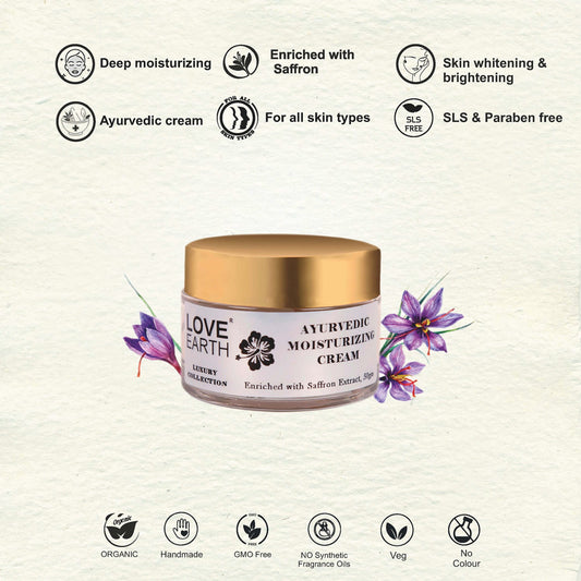 Love Earth Ayurvedic Moisturizing Cream - 50 gms