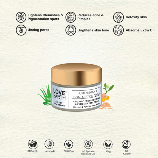 Love Earth Blemish Control & Skin Brightening Cream – 50g