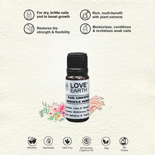 Love Earth Nail Growth Miracle Serum - 10ml