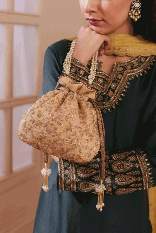 Drawstring Handmade Traditional Potli bag