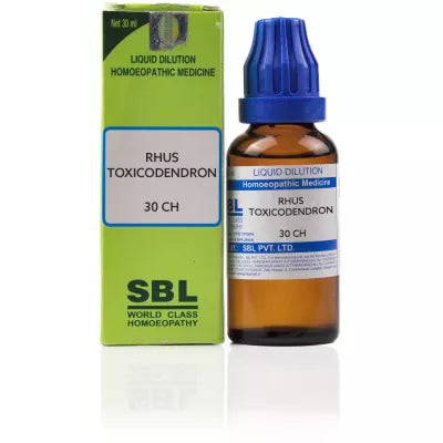 SBL Homeopathy Rhus Toxicodendron Dilution