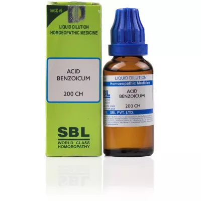 SBL Homeopathy Acid Benzoicum Dilution