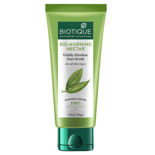 Biotique Advanced Ayurveda Bio Morning Nectar Visibly Flawless Face Scrub - 50 gms