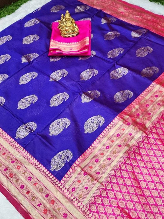Banarasi Lichi Silk Saree for Women
