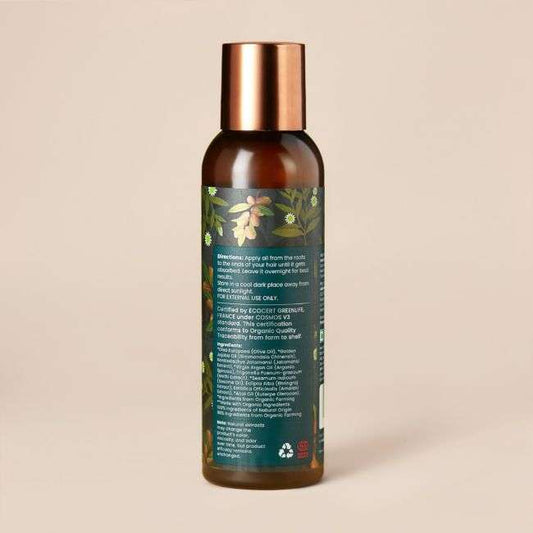 Isha Life Deep Nourishment Organic Hair Oil With Argan Oil & Bhringraj - 100ml